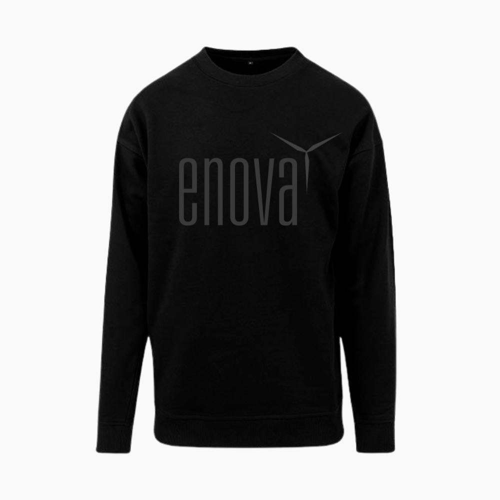 Unisex Sweatshirt schwarz "ENOVA"